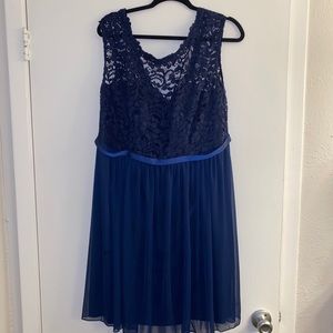Navy bridesmaid dress
